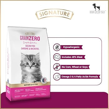 Signature Grain zero Mother & Kitten Ocean Fish Sardine & Mackerel 3 Kgs
