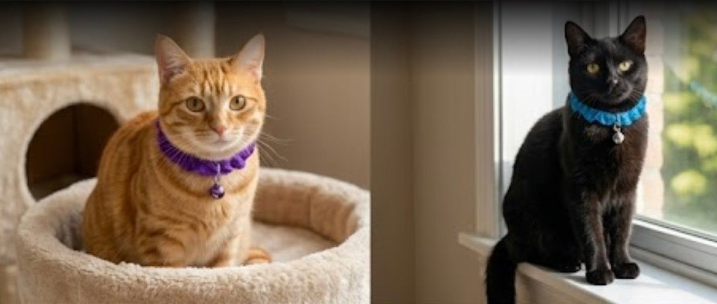 Product Title: Ruffle Cat Collar with Safety Bell