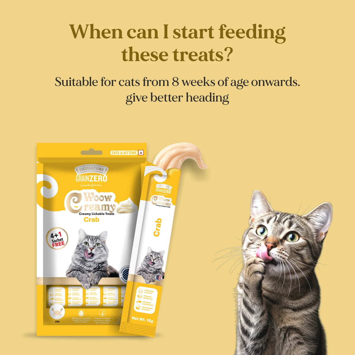 Signature Grain Zero Creamy Lickable Treats Chicken & Liver