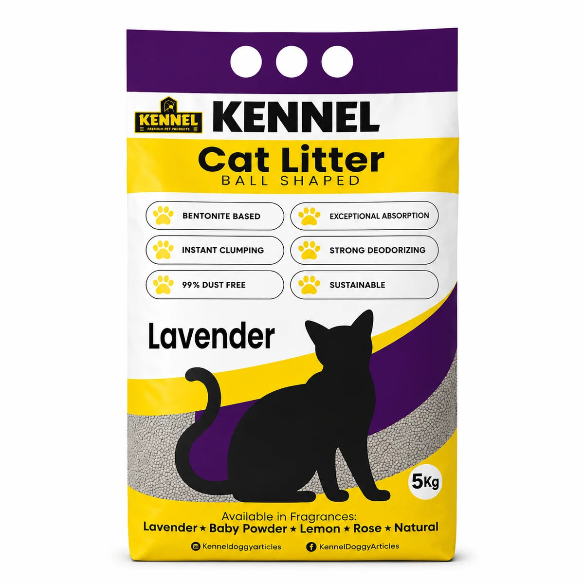 Kennel Cat Litter Lavender 5 kgs
