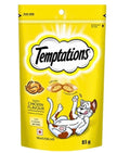 Product Title
Temptations Cat Treats – Salmon, Tuna & Tasty Chicken Flavours | Crunchy Outside, Soft Inside | Irresistible Cat Treats