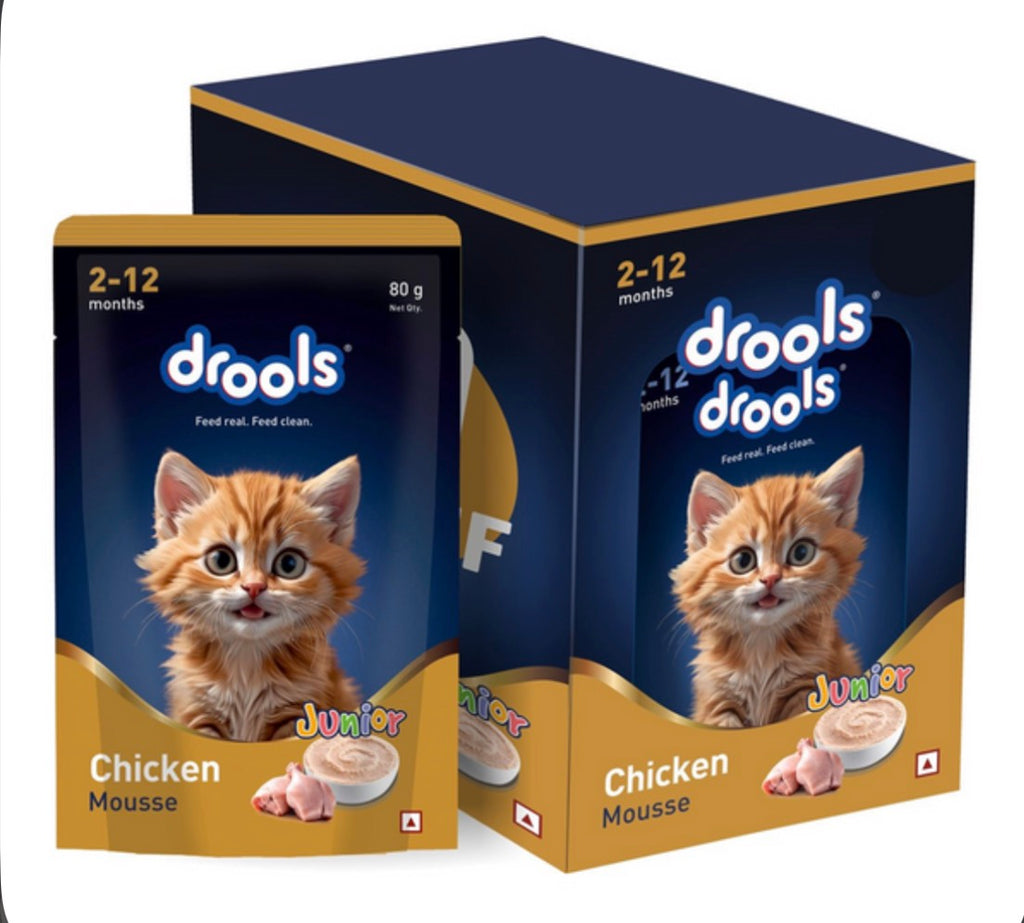 Drools Mousse Wet Cat Food – Creamy & Delicious Complete Meal for Cats