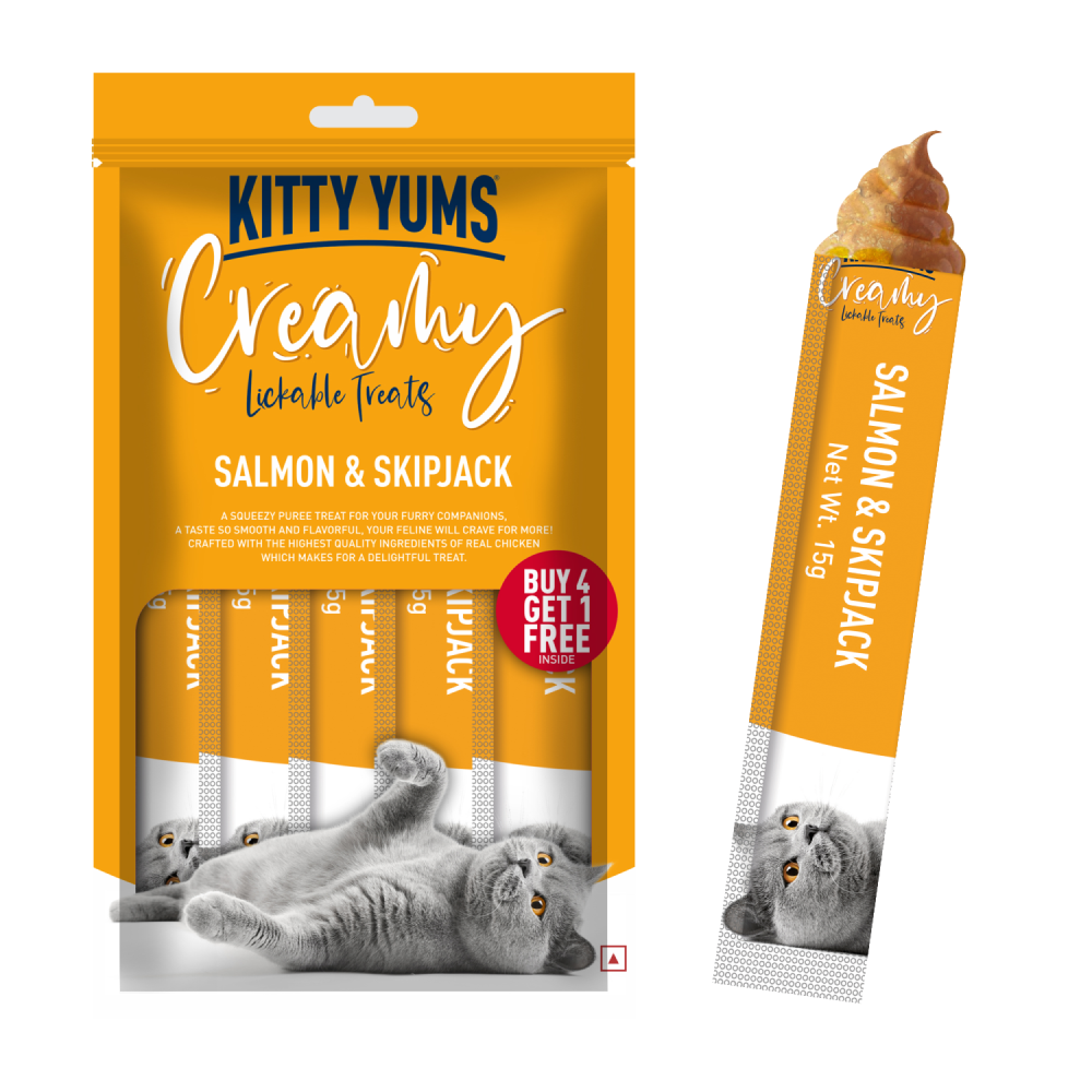 Kitty Yums Creamy Lickable Cat Treats