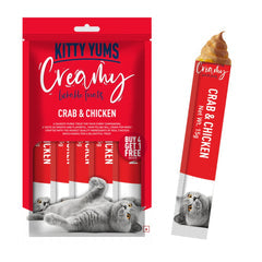 Kitty Yums Creamy Lickable Cat Treats