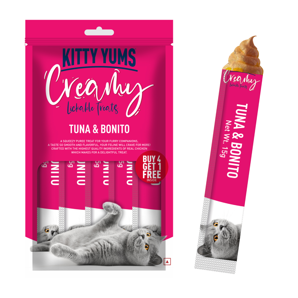 Kitty Yums Creamy Lickable Cat Treats